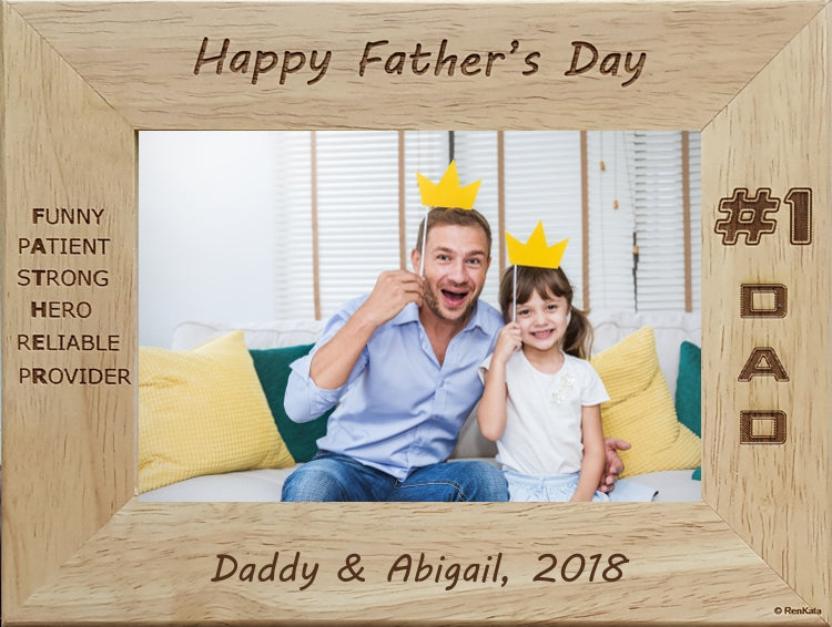 Happy fathers store day photo frame